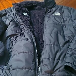 NORTH FACE BOYS XL JACKET REVERSIBLE